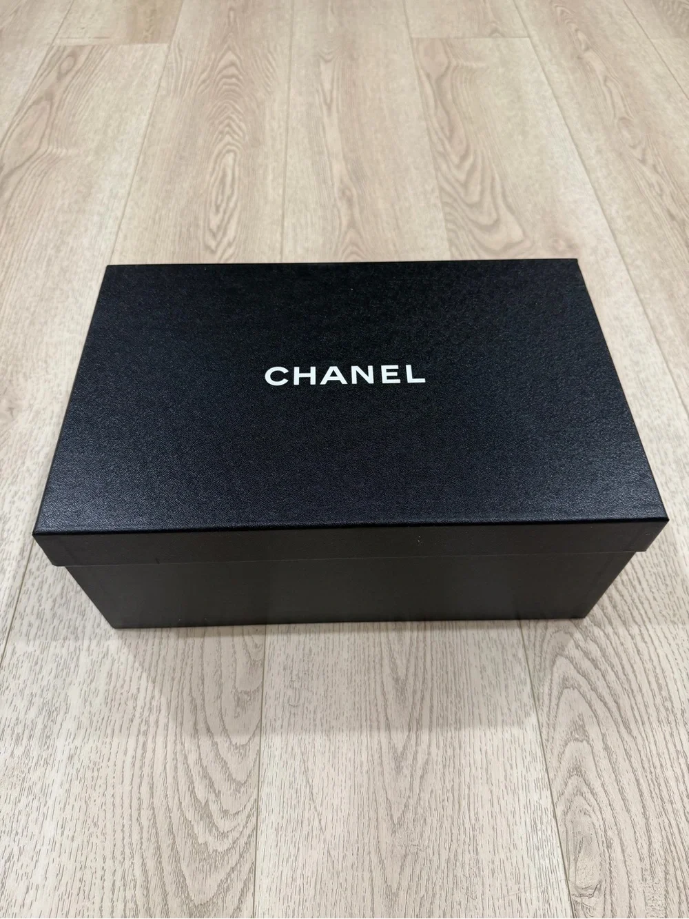CHANEL Black and White Logo Box